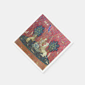 De Dame en de Unicorn. Servet (Hoek)