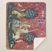 De Dame en de Unicorn. Sherpa Deken (Voorkant)