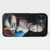 De Dame met een Ermine, Leonardo da Vinci Case-Mate iPhone Case (Achterkant (horizontaal))