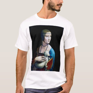 De Dame met een Ermine, Leonardo da Vinci T-shirt