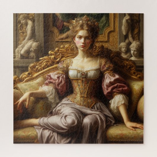 De dame rust legpuzzel (Verticaal)