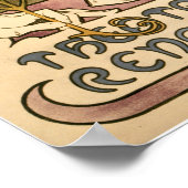 De dame van de Camellias  Art Nouveau Poster (Hoek)