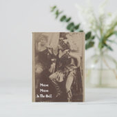 De dame van de postoversteek in het Briefkaart Mi (Staand voorkant)