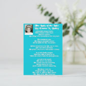 De dame van het meer briefkaart (Staand voorkant)