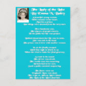 De dame van het meer briefkaart (Voorkant)