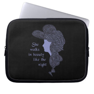 De Dame van Lord Byron's Laptop Sleeve