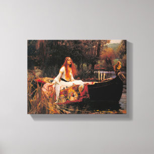 De Dame van Shalott John William Waterhouse Canvas Afdruk