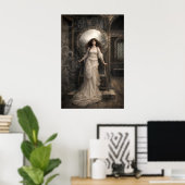 De Dame Van Shalott Poster (Thuiskantoor)