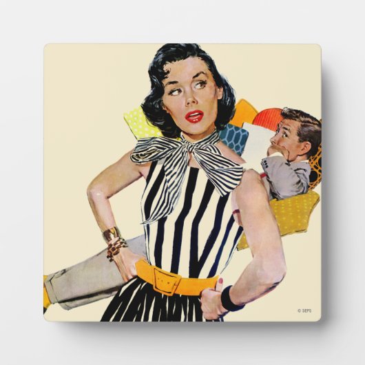 De dame was beledigd fotoplaat (Voorkant)