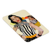 De dame was beledigd magneet (Rechterzijde)