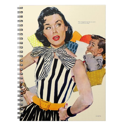 De dame was beledigd notitieboek (Voorkant)