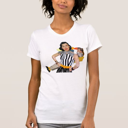 De dame was beledigd t-shirt (Voorkant)
