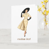 De dames die lunchen kaart (Gele Bloem)