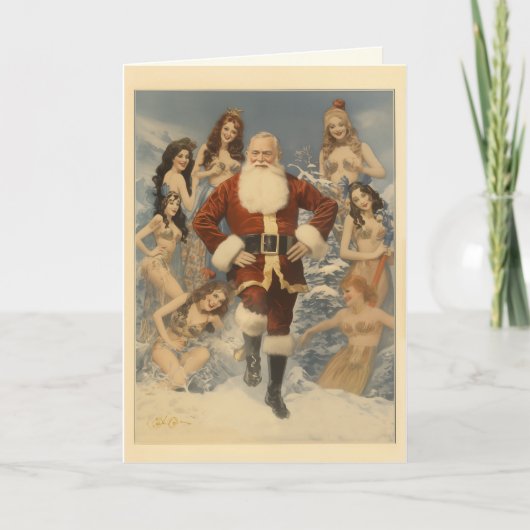 De dames Man vakantie Kaart (Voorkant)