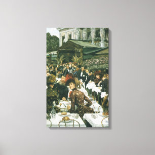 De dames van de kunstenaar door James Tissot, Vint Canvas Afdruk