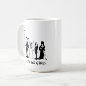 De dames van Halloween Koffiemok (Voorkant links)