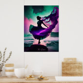 De Dance AI Fantasy Digitale Kunst Print Kosmische (Keuken)