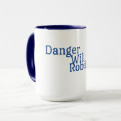 De Danger Wil Robinson Coffee Mok (Voorkant links)