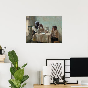 De dankbare armen door Henry Ossawa Tanner Poster