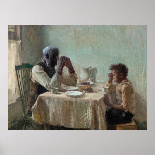 De dankbare armen door Henry Ossawa Tanner Poster (Voorkant)