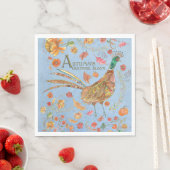 De dankbare bloei van de herfst servet (Insitu)