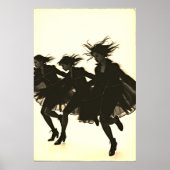 De dans: beweging in schaduwen Poster (Voorkant)