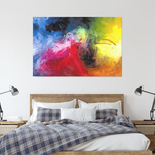 De dans canvas afdruk (Insitu (Slaapkamer))