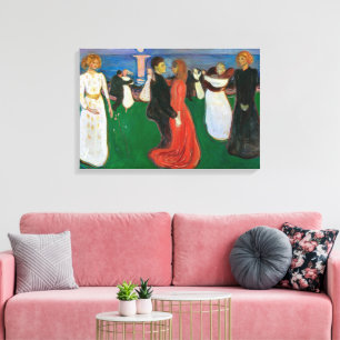 De Dans des Levens Edvard Munch Canvas Afdruk