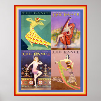 De dans (één van een reeks van 3) poster