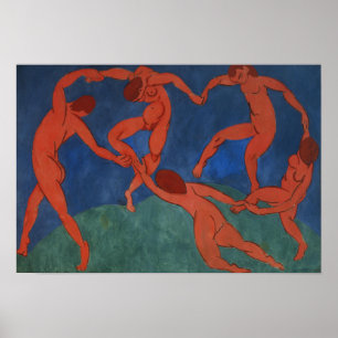 De dans II van Henri Matisse Poster