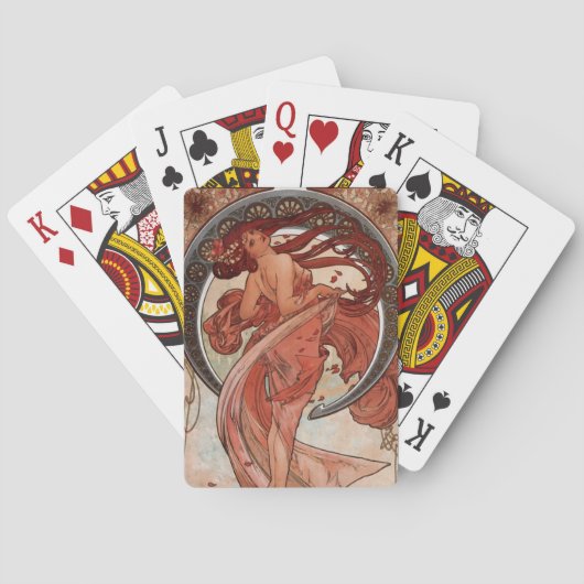 De dans pokerkaarten (Achterkant)