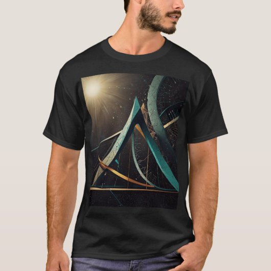 De dans van de kosmische vergelijking t-shirt (Voorkant)