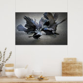 De Dans van de Krogen Poster (Keuken)