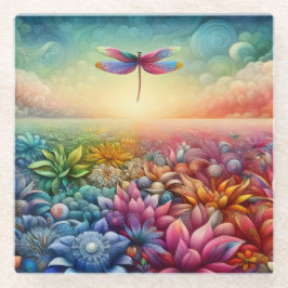 De Dans van Dragonfly Glazen Onderzetter