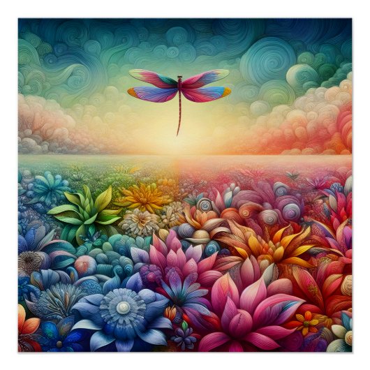 De Dans van Dragonfly Perfect Poster (Voorkant)