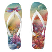 De Dans van Dragonfly Teenslippers (Voetbed)