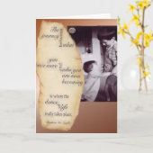 De dans van het Wenskaart van het Leven Kaart (Gele Bloem)