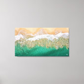 De dans van zand en water canvas afdruk (Voorkant)