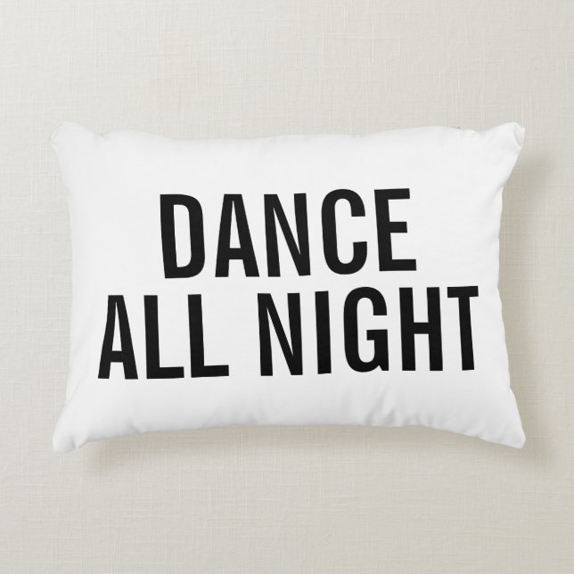 De DANSE coussin TOUTE LA NUIT (Devant)