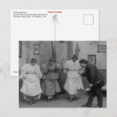 De dansende meester briefkaart (Voorkant / Achterkant)
