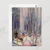 De dansende Princesses Briefkaart (Voorkant / Achterkant)