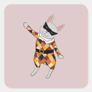 De dansende Stickers van het Konijntje van de