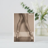 De danser briefkaart (Staand voorkant)