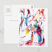 De danser briefkaart (Voorkant / Achterkant)