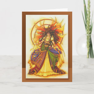 De Danser Faery van de zigeuner door Teri Rosario Kaart