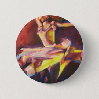 De danser ronde button 5,7 cm