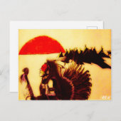 De Danser van de prairie Briefkaart (Voorkant / Achterkant)