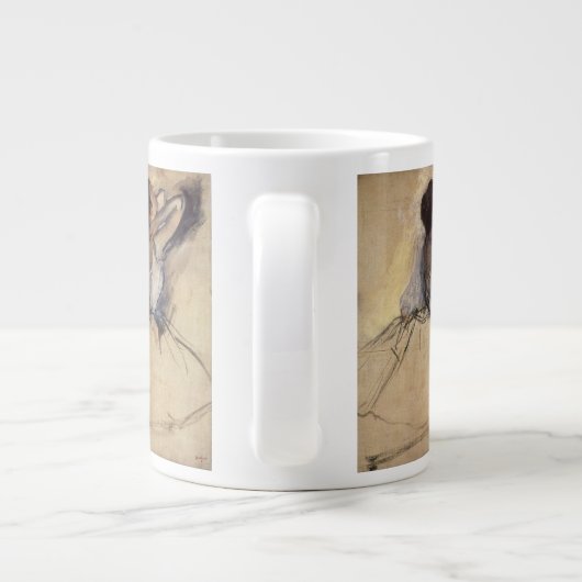 De danser van Edgar Degas, Ballerina Art Extra Grote Beker (Achterkant)