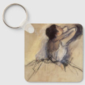 De danser van Edgar Degas,  Ballerina Art Sleutelhanger (Voorkant)