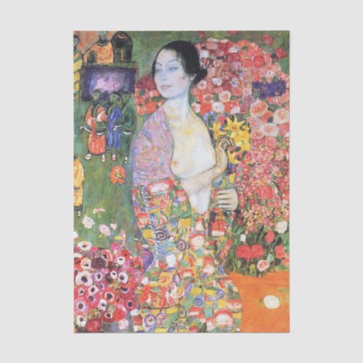 De danseres, Gustav Klimt Tissuepapier (Voorkant)